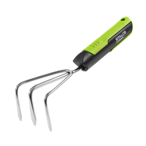 Cultivator manual din otel inoxidabil si maner plastic XTR STALCO GARDEN S105610015