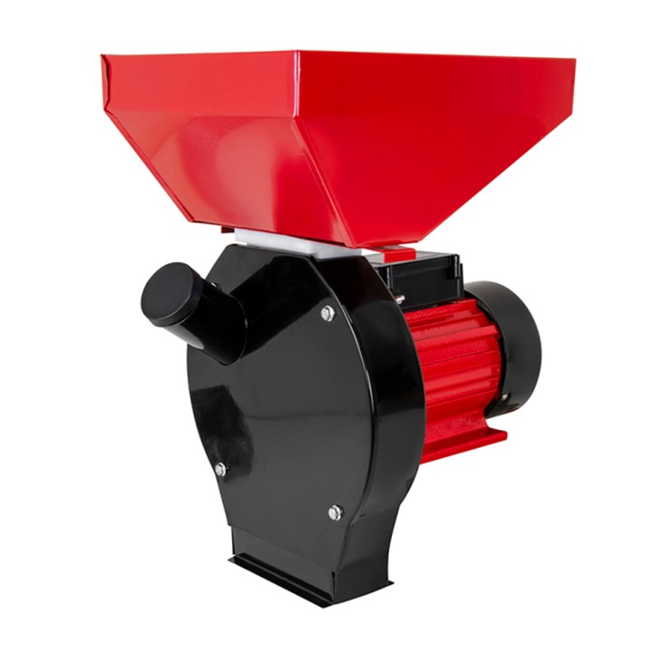 Moara electrica Start Pro SCM-3600B, 1100W, 100% СUPRU, 2900 rpm, 250 kg/ora, Rosu, 5pcs sieves(3/4/2*5/6)mm