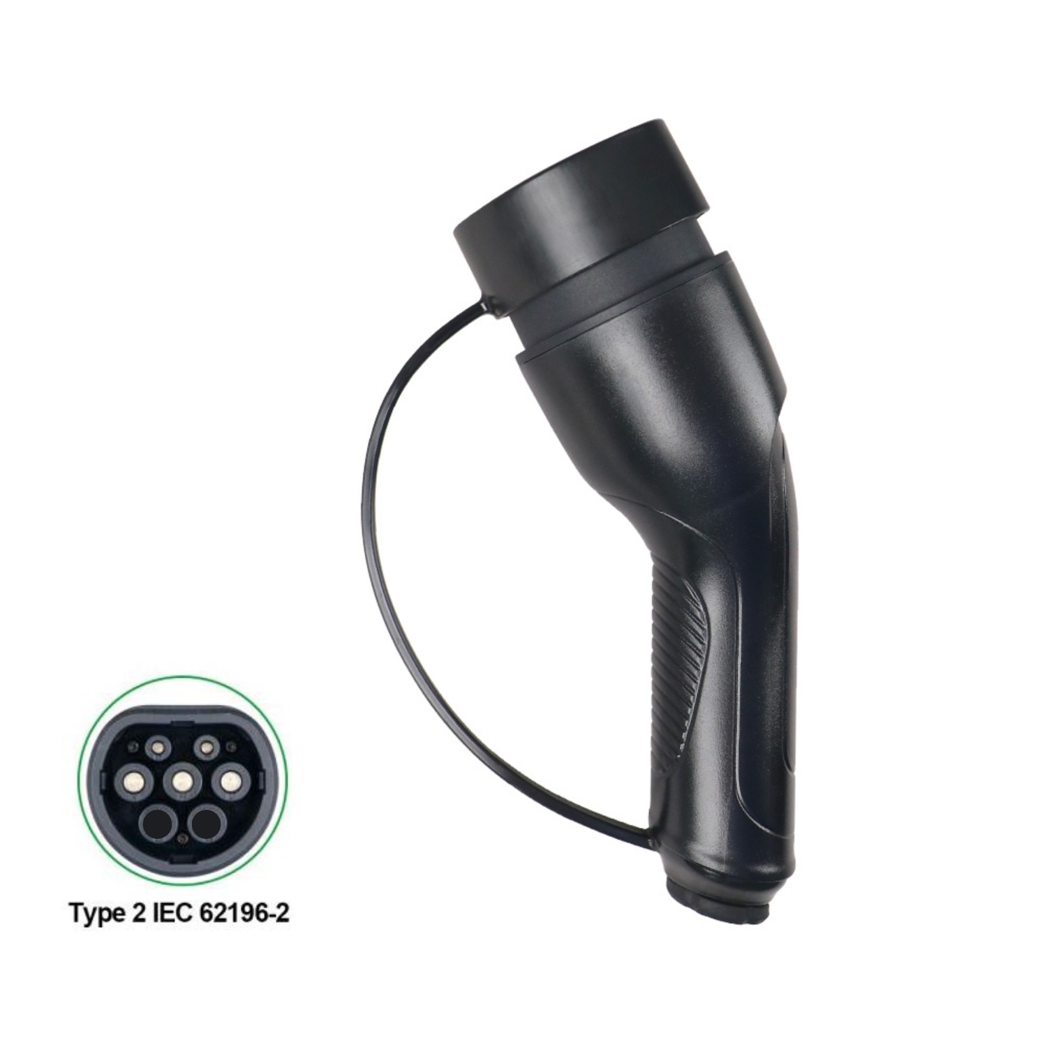 konect fang Ｍ Conector type 2, monofazic 7.2kw max, 230V, IP67, CE, TUV, COC
