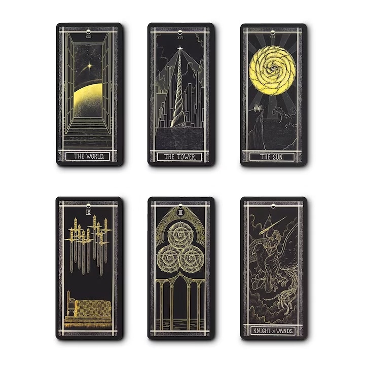 Set Tarot 78 carti, Kinner, Mini portabil 11x5, 3cm, Ghicitori