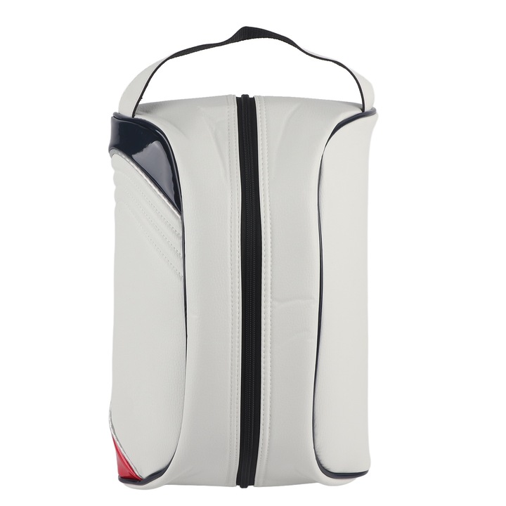 Golfcipő hordtáska, ökobőrből, Enforose, fehér
