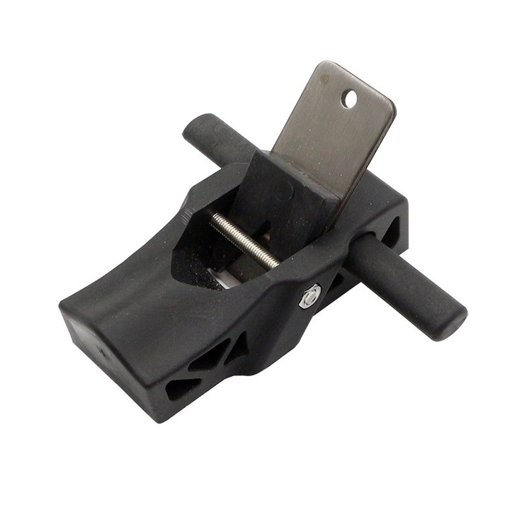 Rindea de mana din lemn pentru sarcini de tamplarie Mini rindea de taiere cu maner din plastic negru Instrument din otel rezistent la coroziune pentru mestesuguri DIY si fabricarea de bijuterii