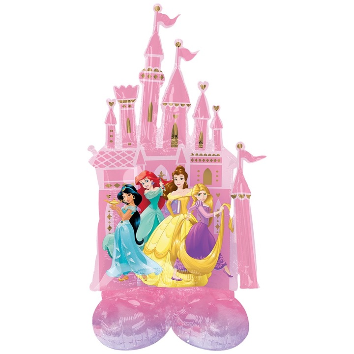 Balon Folie Anagram AirLoonz Castel Disney Princess, 66x134cm, multicolor