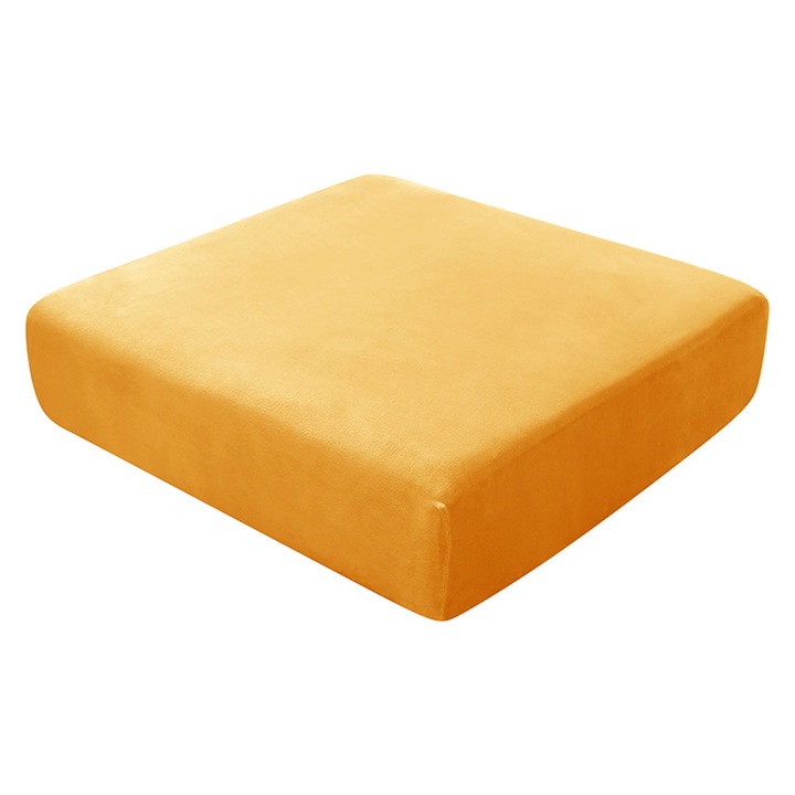 Калъфка за възглавница за диван, жълта