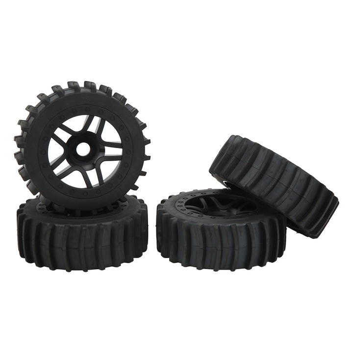 Set 4 buc RC cauciuc anvelope universale, upgrade piese off road, pentru ARRMA 1/7 1/8 1/10 RC masina, Enforose