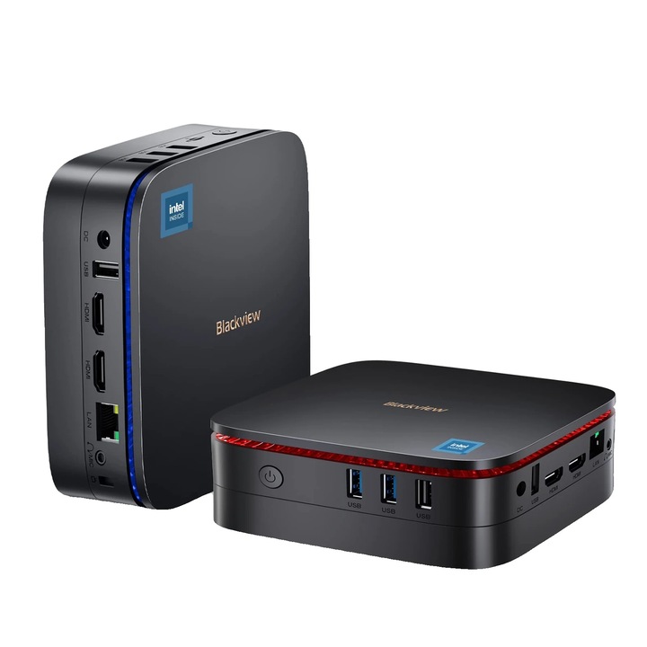 Mini PC, 16GB RAM, 512GB SSD, procesor Intel N95, design compact - eMAG.ro