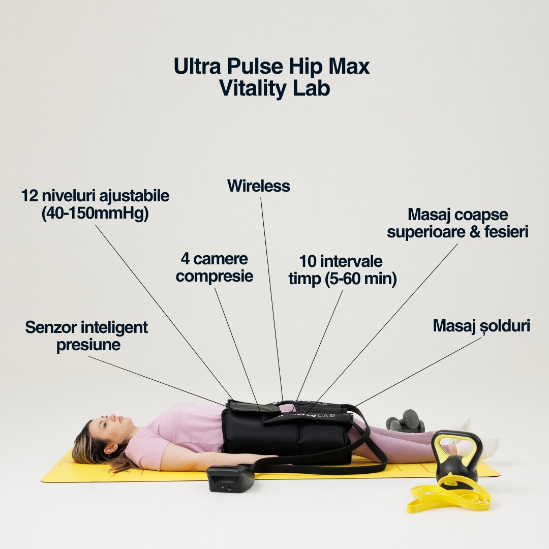 Aparat masaj solduri wireless Ultra Pulse Hip Max Vitality Lab ...
