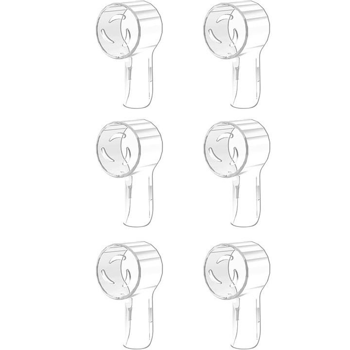 Set de periute de dinti din 6 piese, Ultimate Clean, Gentle Care si Ultimate White, Set de periute de dinti electrice seria iO pentru calatorii si acasa