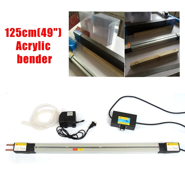 Masina de indoit PVC din plastic acrilic, temperatura reglabila, capacitate dubla de incalzire, design portabil