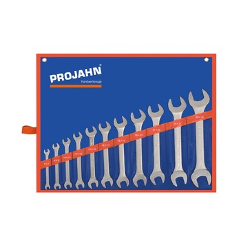 Set chei fixe duble PROJAHN 11 piese 6-32mm Set chei fixe duble PROJAHN 11 piese 6-32mm