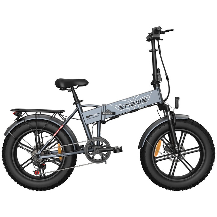 Bicicleta electrica ENGWE EP-2 PRO, 750W, 20 inch, pliabila, gri, 170x62x120cm