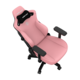 Scaun de gaming ergonomic Anda Seat Kaiser 3 L, piele ecologica, roz, rotativ