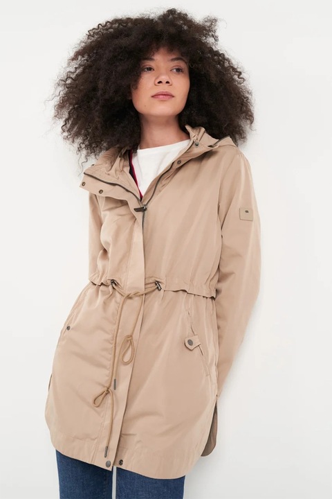 Lee Cooper, Jacheta cu cordon in talie si gluga, Maro deschis, XL