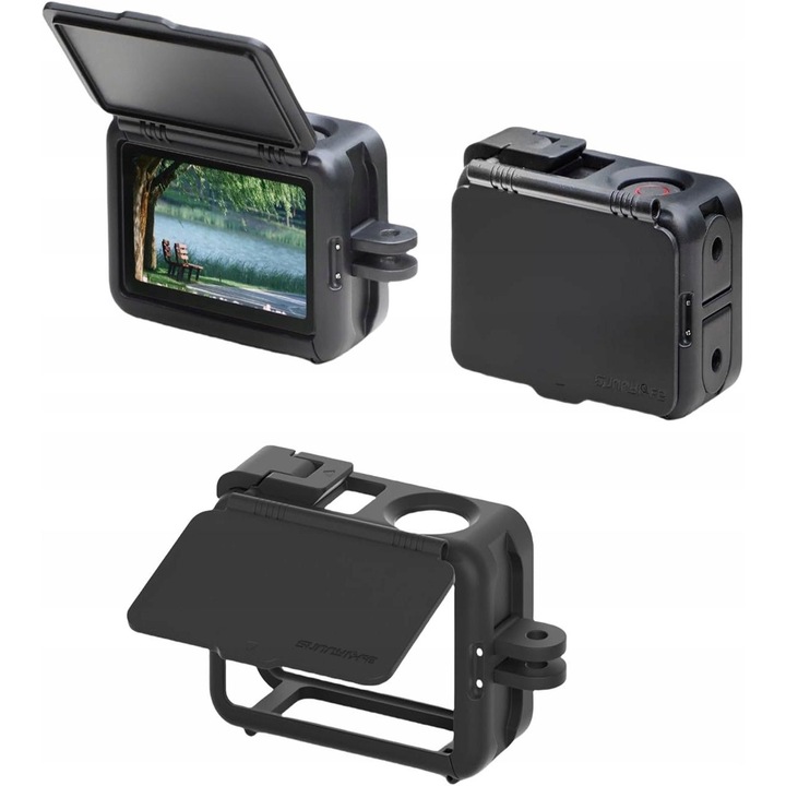 Carcasa de montare cadru plus capac pentru DJI OSMO Action 5 PRO, 4, 3, BK941