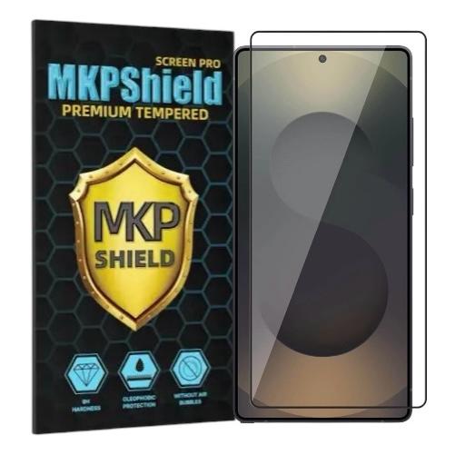 Folie Protectie Sticla securizata Mkpshield, compatibila Samsung Galaxy A56, Full Glue, Ultra HD, Margini Negre