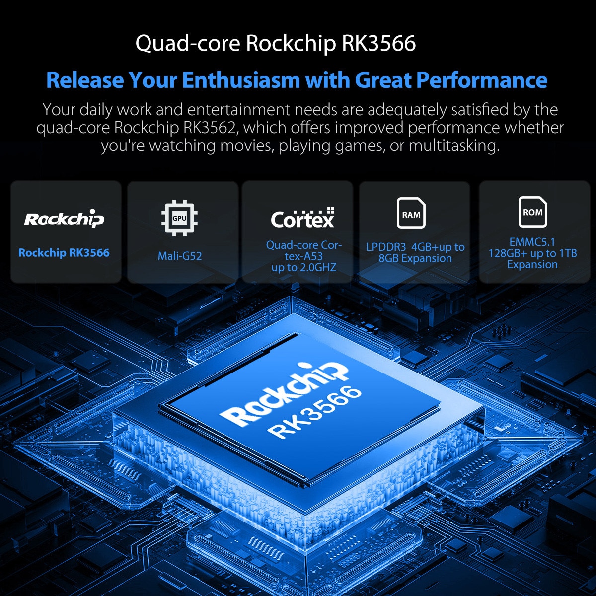 Tableta Oscal Pad 70 WiFi, 10.1 inch, Android 14, 12GB Ram(4GB + 8GB extensibili), 800×1280, WiFi6, Cortex-A53 cu patru nuclee, 128GB ROM, Expandabil 1TB, 6580mAh, Albastru