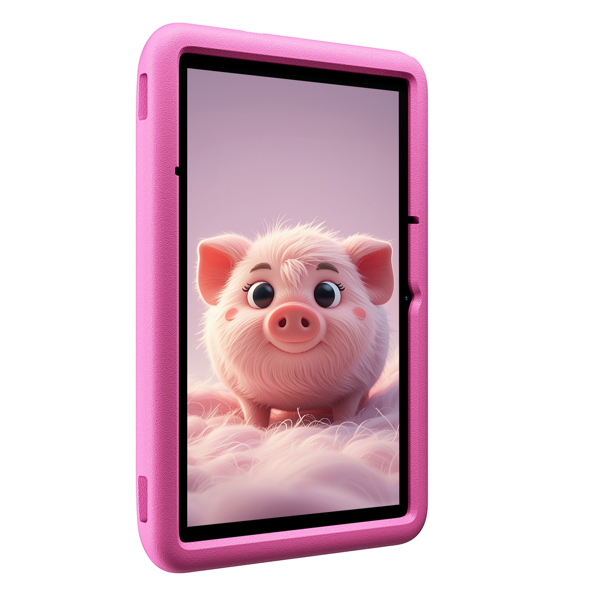 Tableta pentru copii Blackview Tab A6 Kids, Android 14, 10.1", 60Hz, 12GB Ram(4GB + 8GB extensibili), 128GB Rom, 800x1280, 5100mAh, Card TF unic, Tableta educationala, Roz