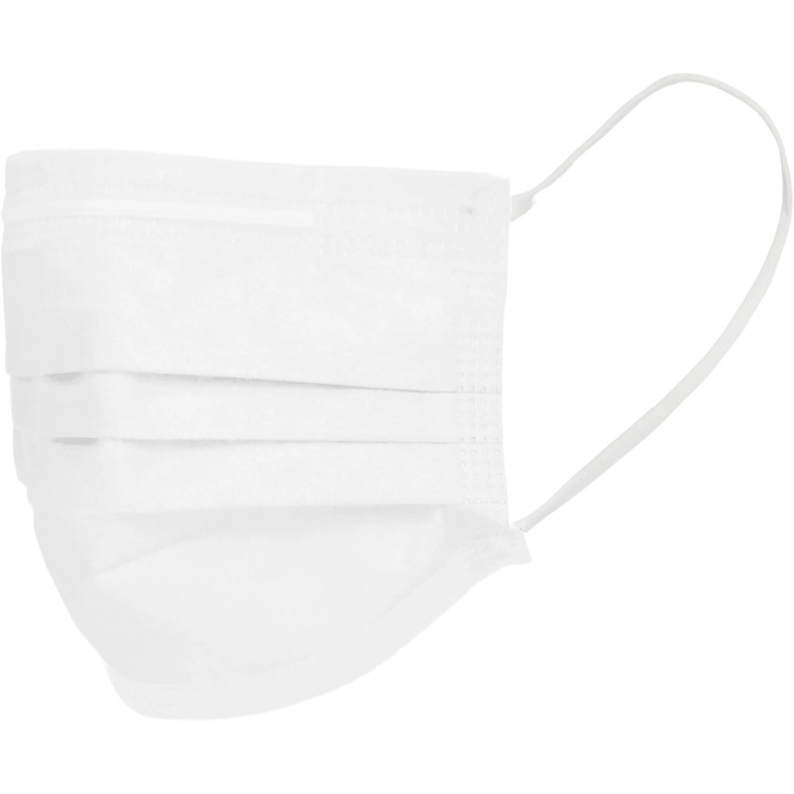 Orvosi arcmaszkok Mondmaskerfabriek, IIR típusú, Fehér, 50 db