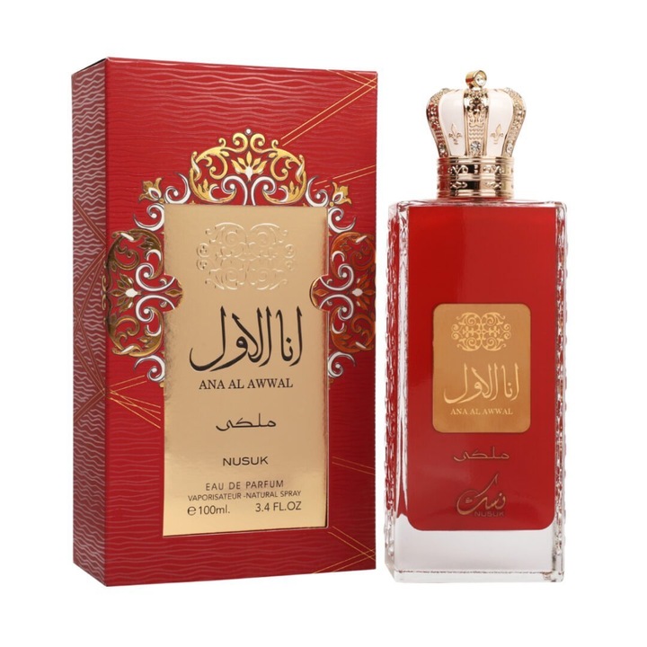 Nusuk Ana Al Awwal Red Eau de Parfum, Női, 100 ml, 2 ml-es parfüm mintával