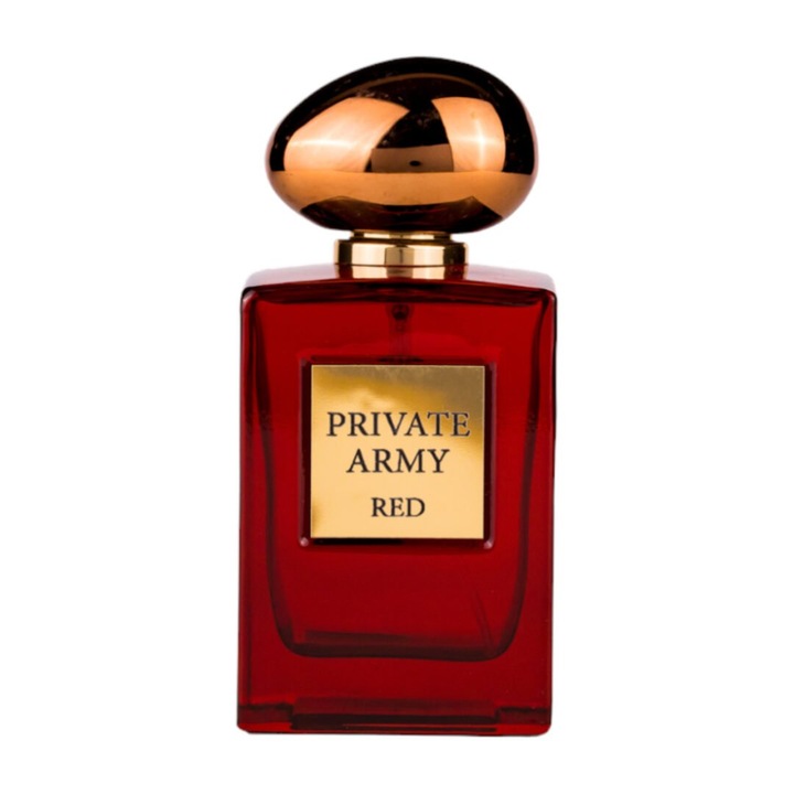 Apa de Parfum Wadi Al Khaleej Private Army, Unisex, 100 ml, 2 ml-es parfummintával