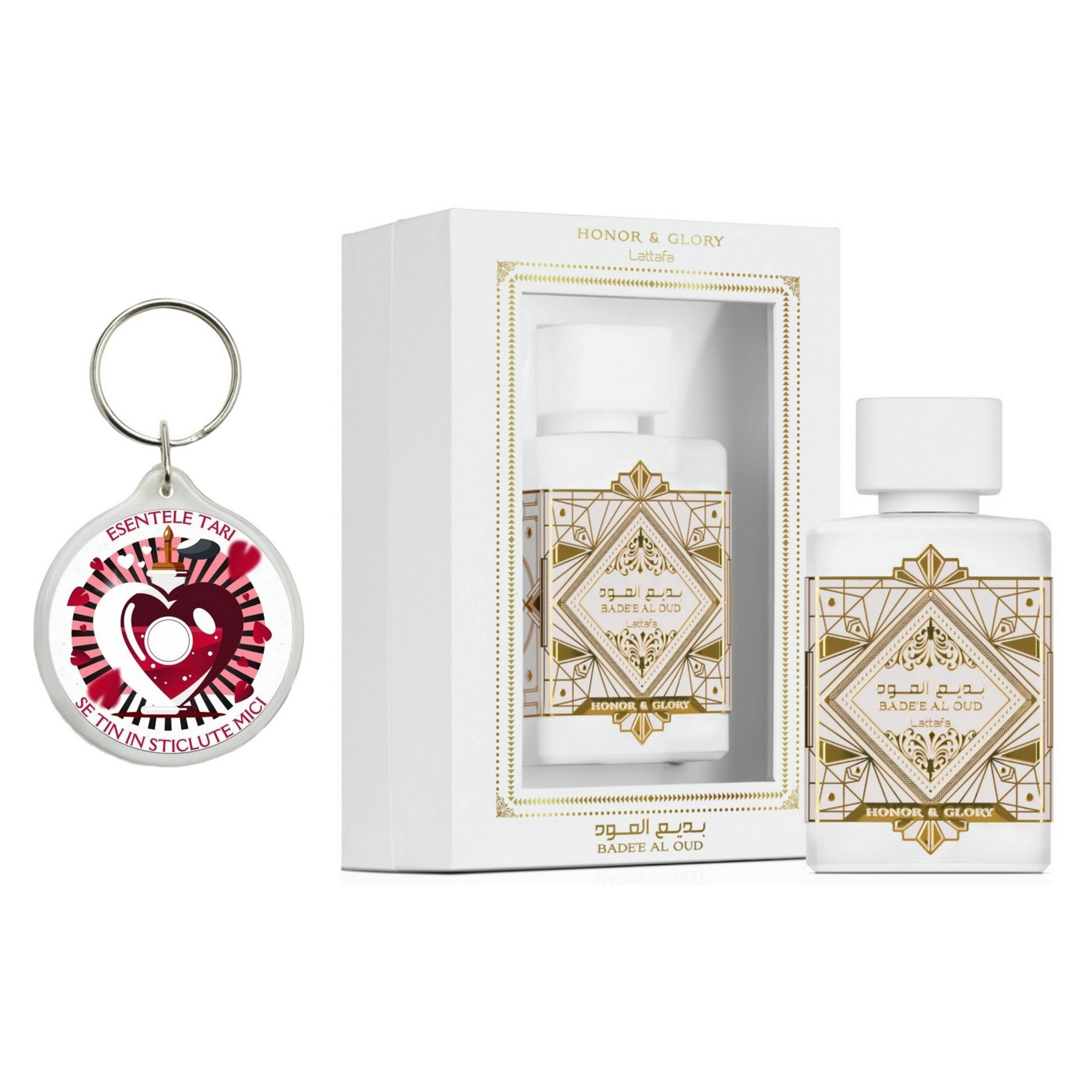 Set Apa de Parfum Lattafa Badee Al Oud Honor & Glory, Unisex, 100