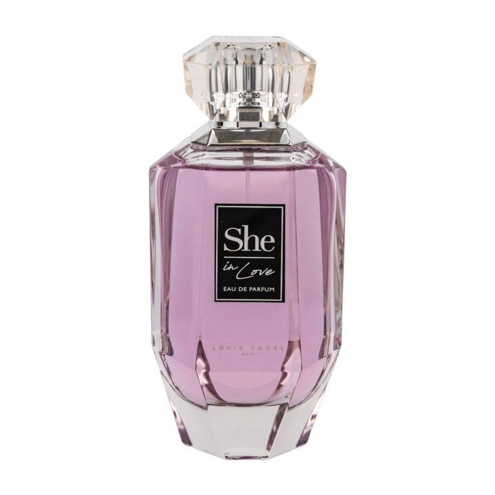 Louis Varel She In Love Eau de Parfum, Női, 100 ml, 2 ml-es parfüm mintával