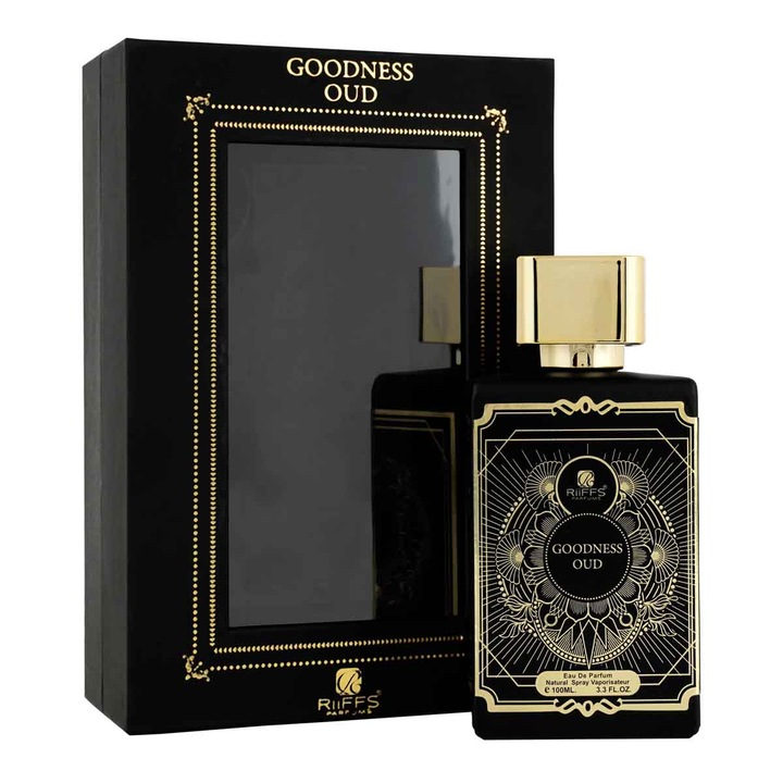 Goodness Oud Black Eau de Parfum, Riiffs, Unisex, 100ml 2ml mintával