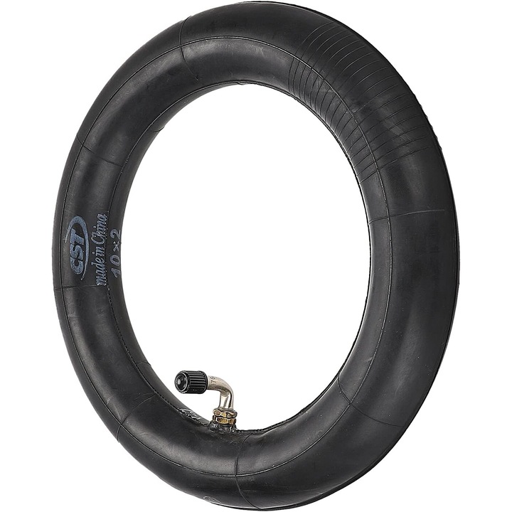 Tub interior pneumatic AMRINUGL, cauciuc de inalta calitate, 10x2.0 inch, pentru trotinete, negru