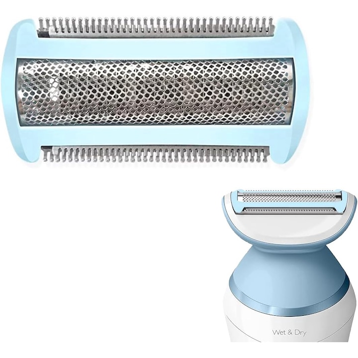Rezerva Aparat De Ras Compatibil, PsAyl®, pentru aparat de ras Philips TT2000, BG2000, YS522, BRL130, BRL140, BRE620, BRE640, BRE650, Albastru