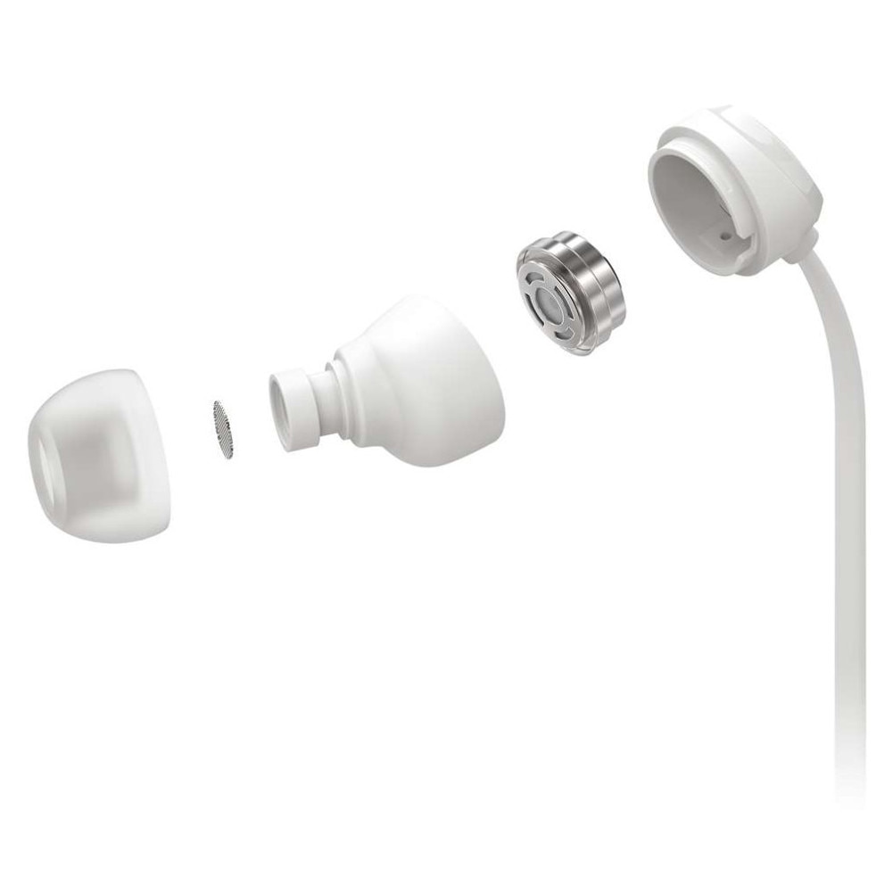 Casti Motorola Earbugs 3C-S cu fir, USB tip C si microfon, albe