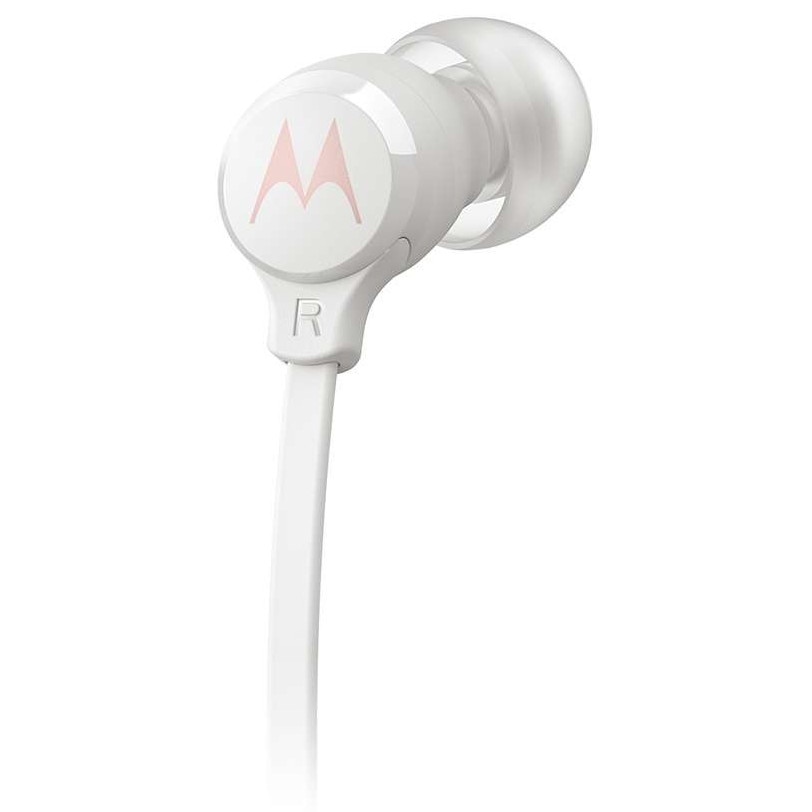 Casti Motorola Earbugs 3C-S cu fir, USB tip C si microfon, albe