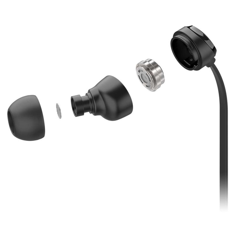 Casti Motorola Earbugs 3C-S cu fir, USB tip C si microfon, negre
