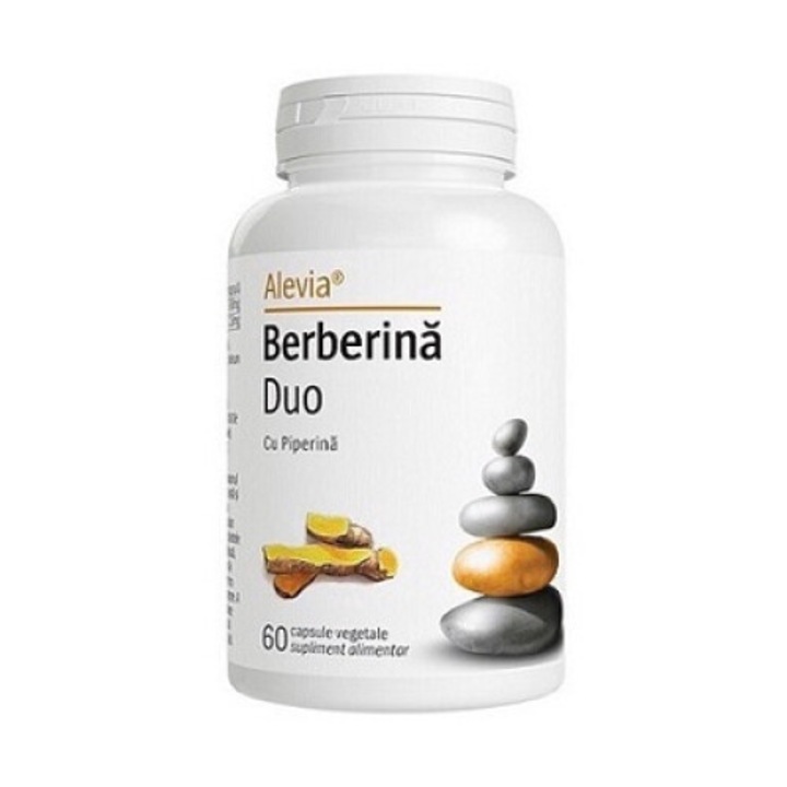 Supliment alimentar Berberina Duo, 60 capsule vegetale, Alevia