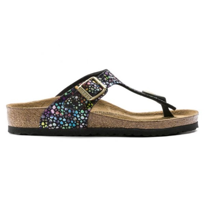 Slapi Birkenstock Gizeh Oriental Mosaic Black, Negru, 30