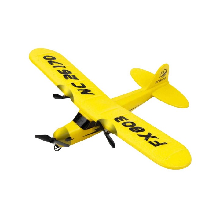 Avion cu telecomanda RC FX803, galben, KX4307