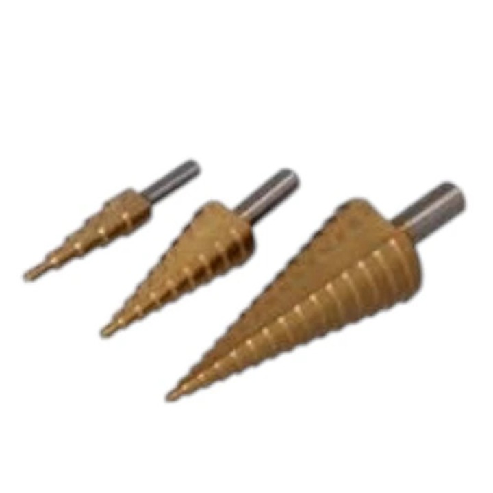 Set burghie conice 4-12, 4-20, 4-30 mm, 3x 3, 6, 8 mm, 6 piese, PENDAN