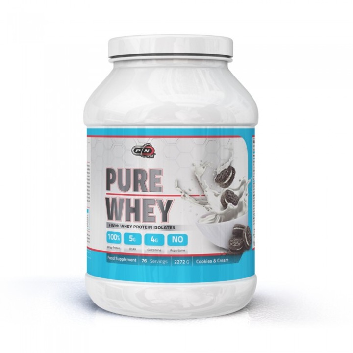 Pure Whey Pure Nutrition USA, 2272 g Бисквити и сметана