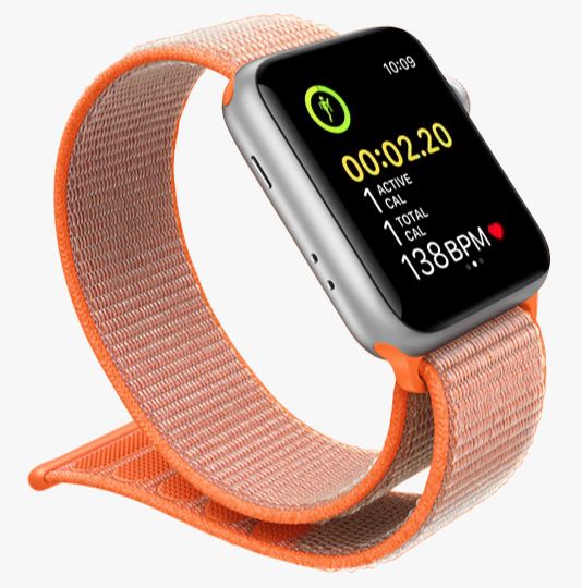 Apple Watch 3, GPS, Carcasa Gold Aluminium 38mm, Pink Sand Sport