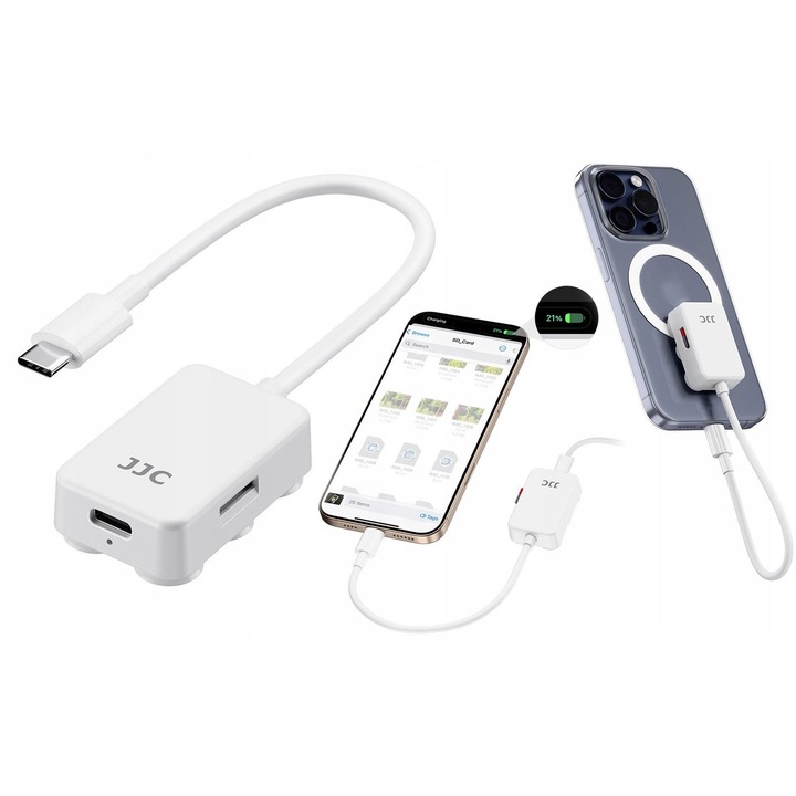 Cititor de carduri de memorie Micro SD 2x porturi USB-C USB TYPE-C pentru telefon, PDB-UC