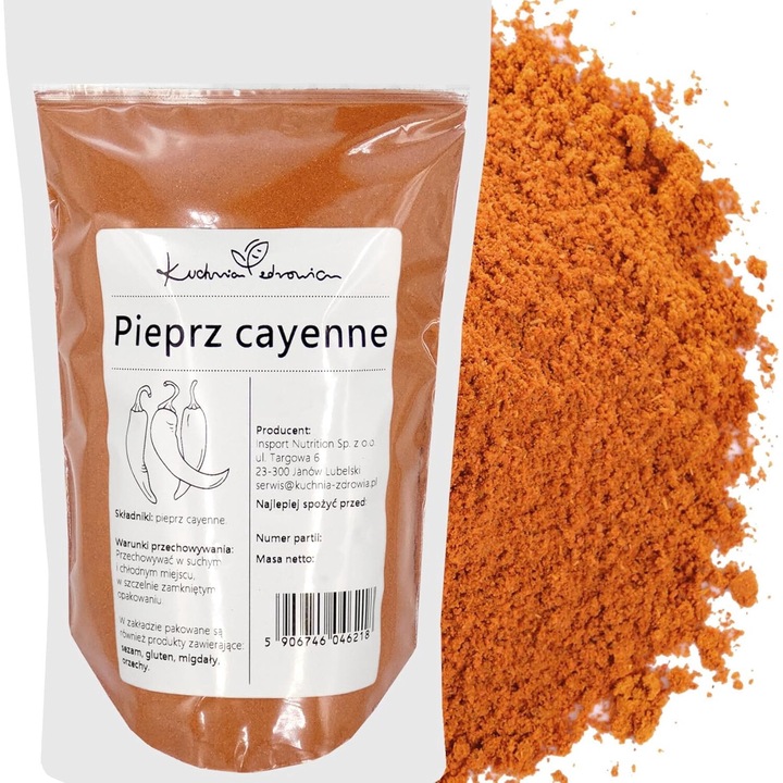 Piper cayenne 200 g pentru condimentare, sosuri si preparate picante