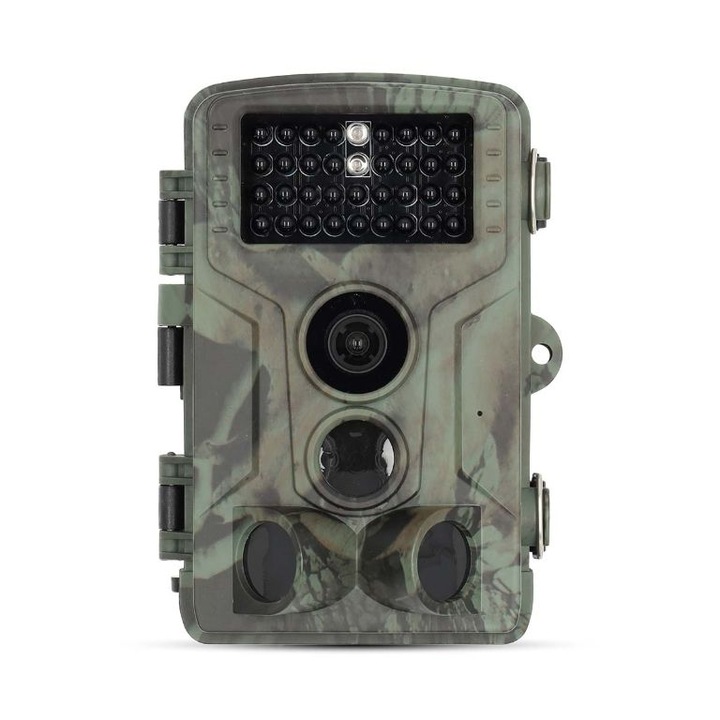 Camera Wildlife Nedis, 50MP, 4K, senzor CMOS 5MP, IP65, ecran 2.4", senzor de miscare, vedere nocturna