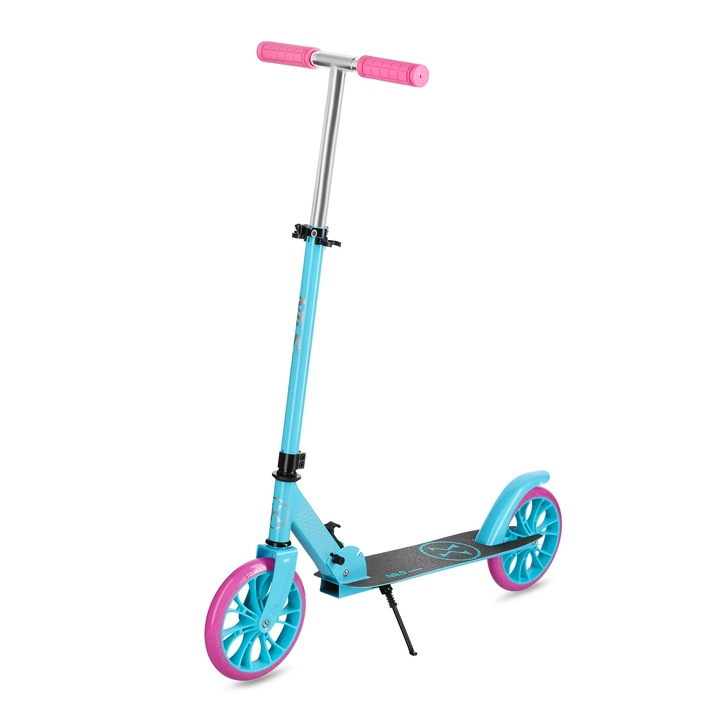 Тротинетка Nils Extreme HM1302, 200 мм колела, тегло 3,7 кг, син цвят, регулиране на височината 86-98 см