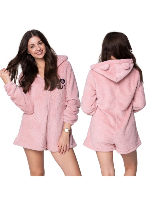 Pijama Onesie, Kigurumi, Salopeta, HomeDesign, Mystersheep, Polar, Material Moale, Cald, Cu Fermoar, Ideala Pentru Cadou, Roz