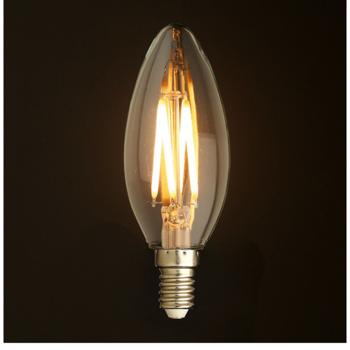 SUEVA® LED izzó E14 C35 4W 2700K Lum. Szál