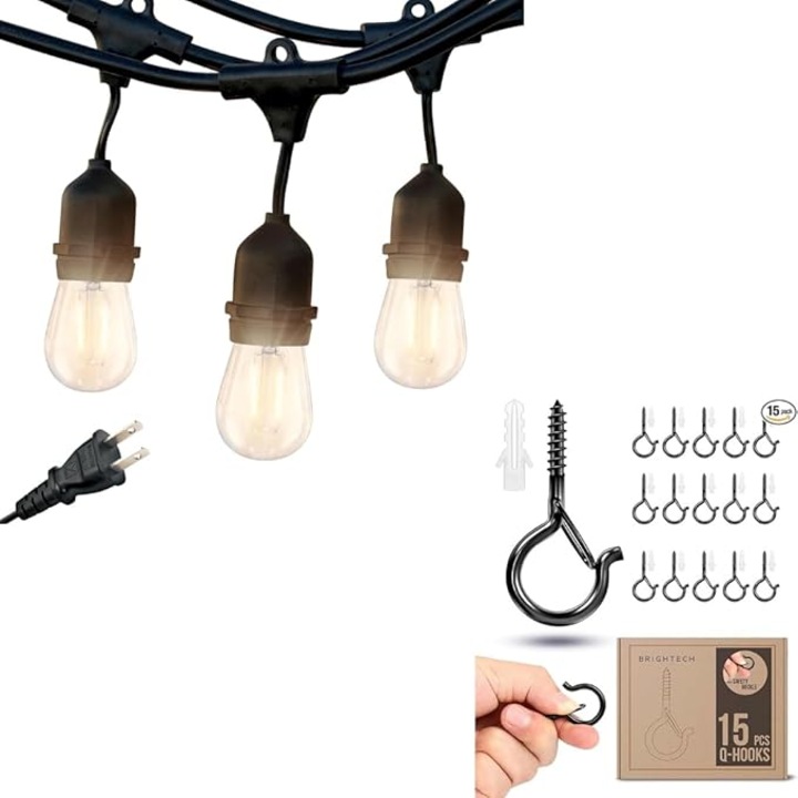 SUEVA® 10m гирлянд с 20 2W LED крушки Топла светлина