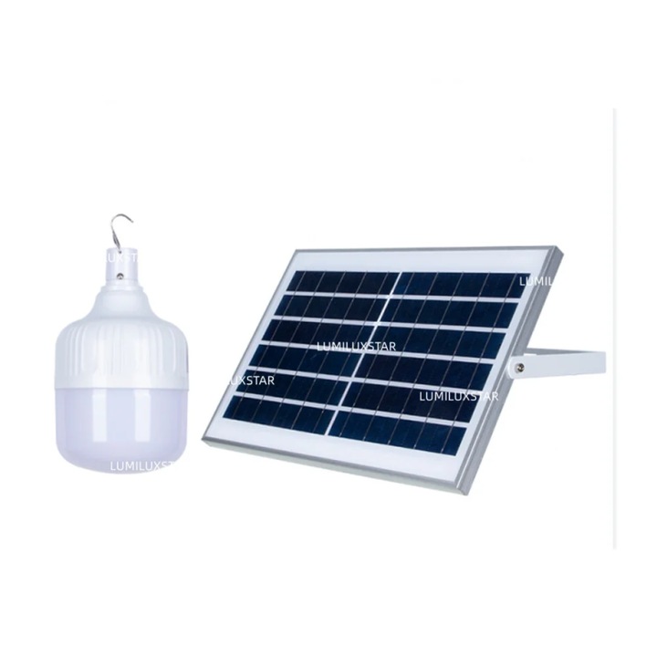 SUEVA® S01E-100W Cool Light LED крушка със соларен панел