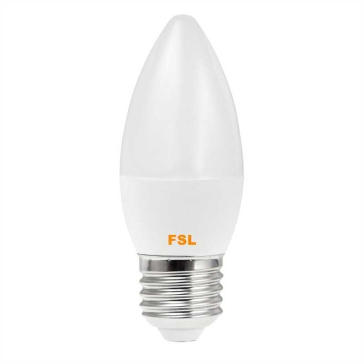 SUEVA® LED крушка E27 Candle Matt C37 5.5W 6500K Cool Light