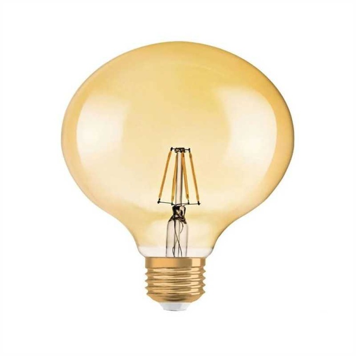 SUEVA® LED крушка E27 G125 6.5W 2700K топла светлина с нажежаема жичка