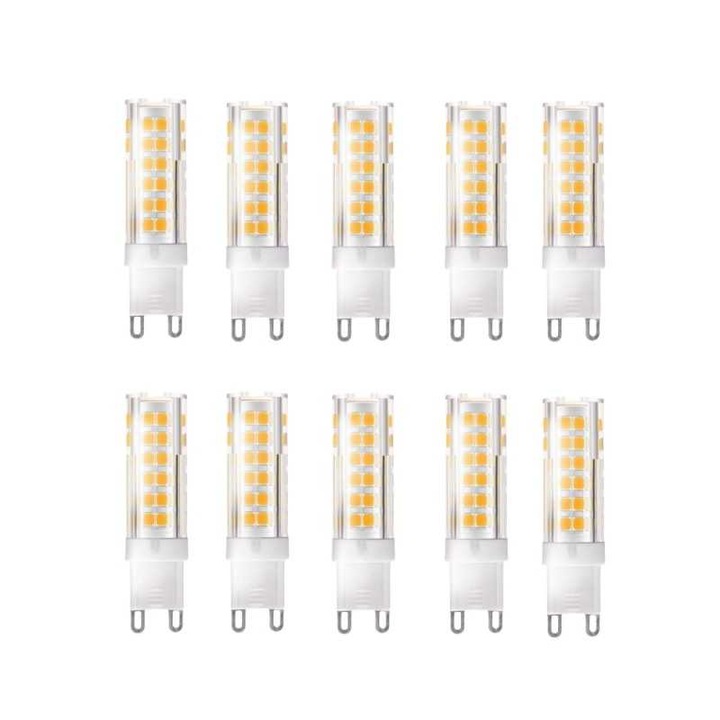 LightPlanet LED izzó 10 db G9 9W hideg fényű 220V