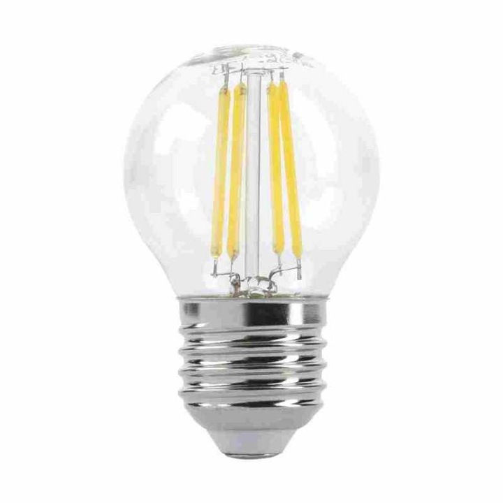 SUEVA® LED крушка E27 G45FC-D 5W 2700K Топла светлина Димируема